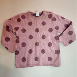 H&M Polka Dot Crewneck Sweater 2t